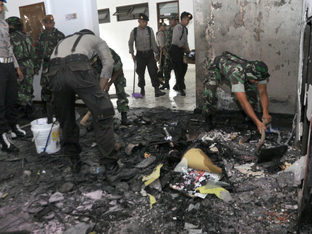 Suicide Bomber Attacks Indonesian Police Station