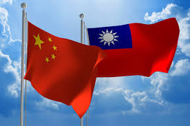 China and Taiwan flags