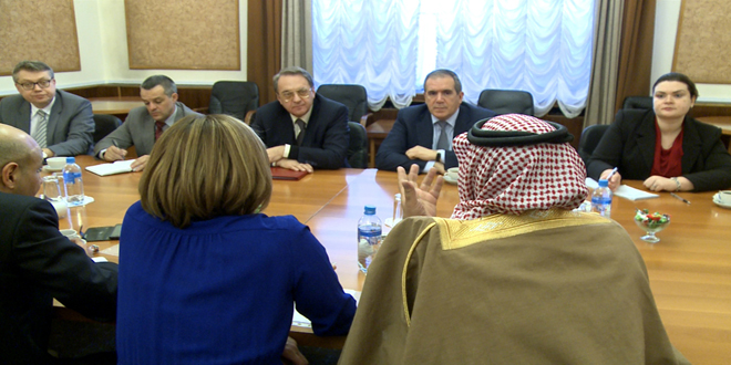 Bogdanov Meets Delegation of Syrian National Opposition in Moscow