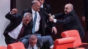 New Brawl Erupts in Turkey Parliament As Tensions Surge