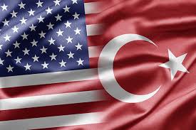 Turkey and US flags