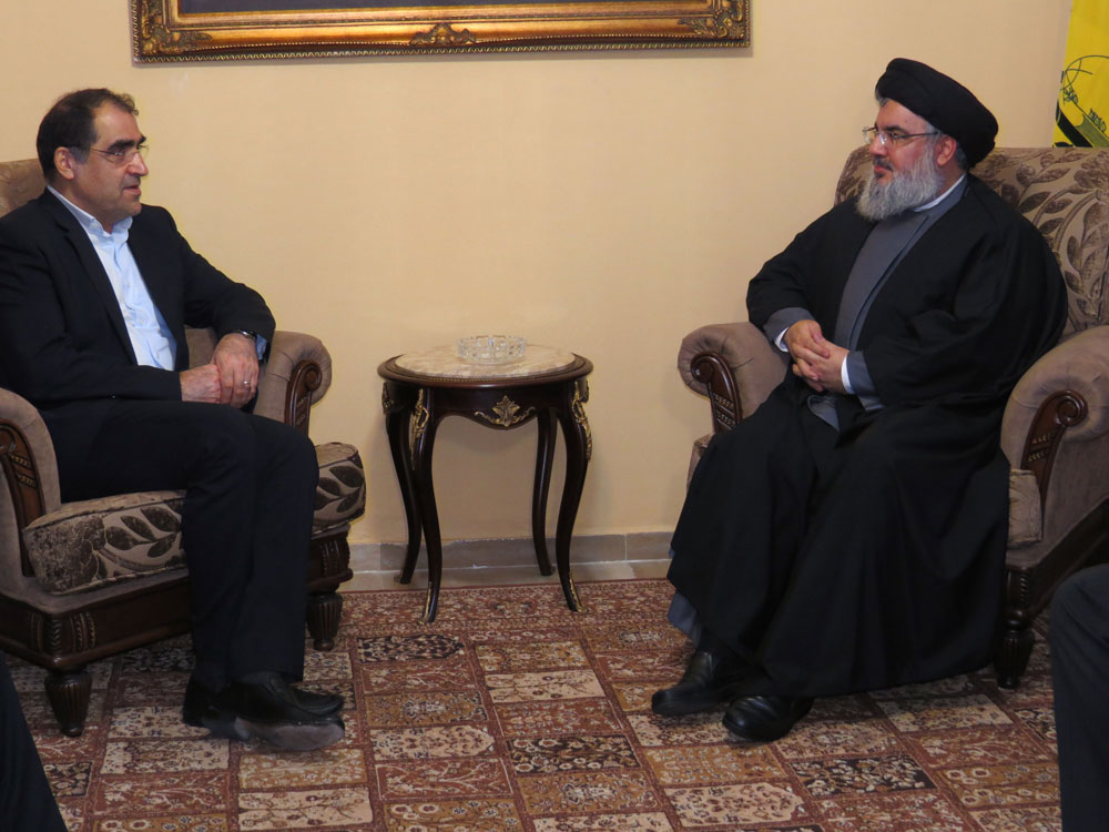 Sayyed Nasrallah Receives Iranian Health Minister