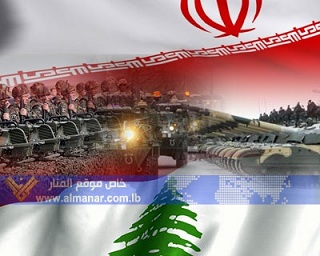 Iran, Lebanon flags