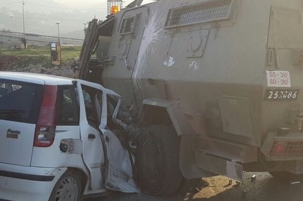 Palestinian Martyred after Alleged Vehicular Attack near Ramallah

