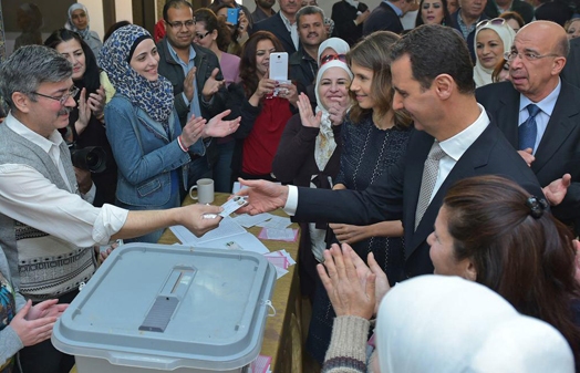 President Assad Vote in People’s Assembly Elections