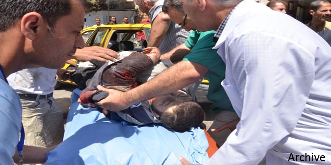 7 Civilians Injured in New Terrorist Rocket Attack in Aleppo
