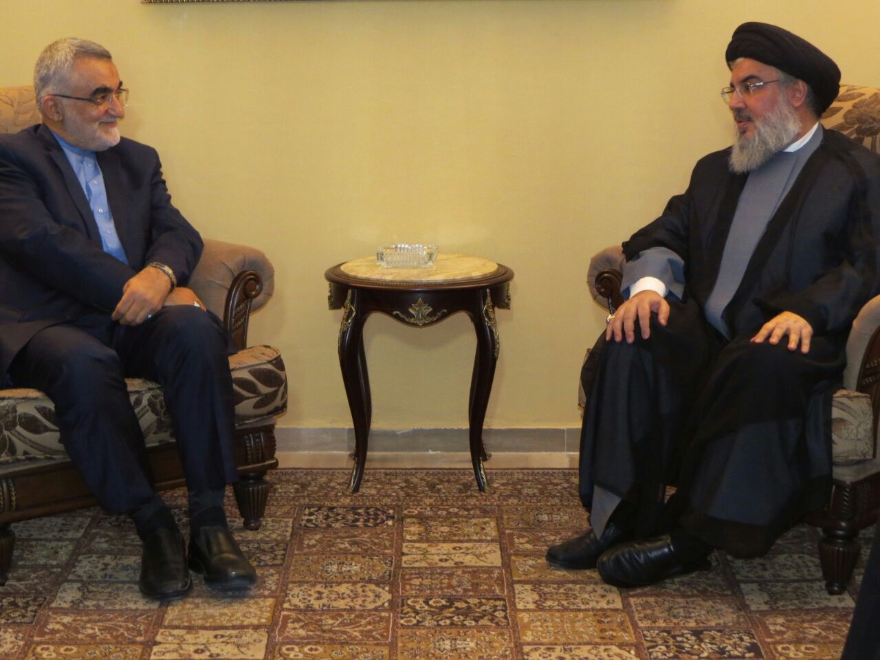 Sayyed Nasrallah Receives Boroujerdi