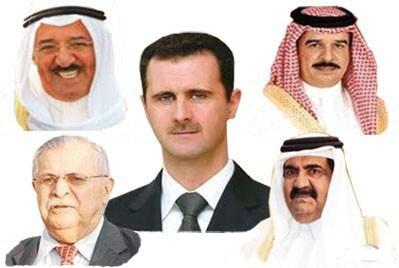 Bashar Assad and Arab leaders
