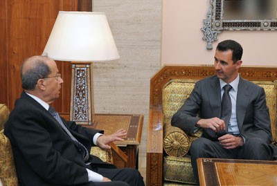 Assad, Aoun Discuss Situation in Lebanon, Efforts to Form Gov’t