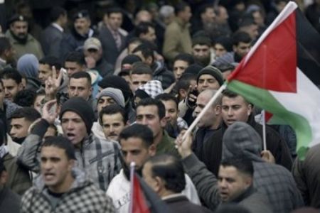 Palestinians Protest US Veto on Anti-Israel Resolution
