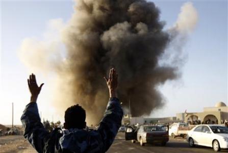 Libya’s Gaddafi Intensifies Air Raids As “No-Fly” Plan Gathers Momentum
