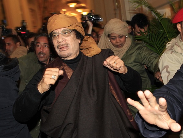 Gaddafi Blames Unrest on Foreigners, US Says No-Fly Zone A UN Decision
