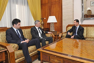 Assad Holds Talks with Franjieh on Cabinet, Arab Situation