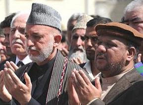 Karzai Vows to Resume Peace Efforts at Rabbani Funeral
