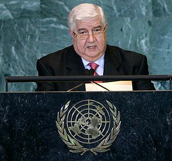 Muallem at UN Accuses West of Unleashing Chaos