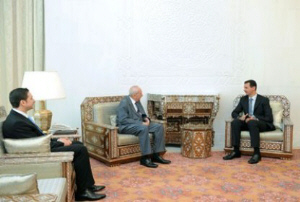 Karami Meets Assad: Confident Syria Will Overcome Crisis