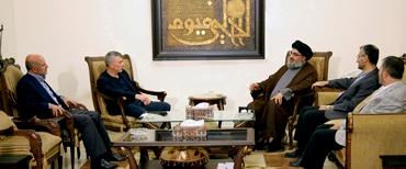 Sayyed Nasrallah Receives MP Franjieh