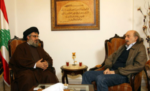 Sayyed Nasrallah Receives Jumblat