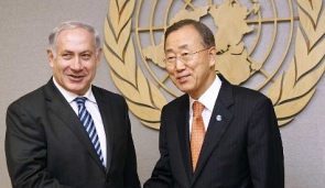 Netanyahu, UN’s Ban Discuss ‘Peace’, Ghajar Withdrawal

