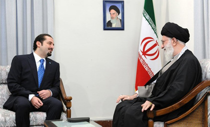 Sayyed Khamenei Receives Hariri: Consolidate Good Ties with Hezbollah