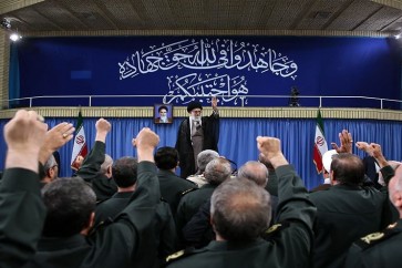 آية الله خامنئي يستقبل قادة ومسؤولي حرس الثورة الاسلامية