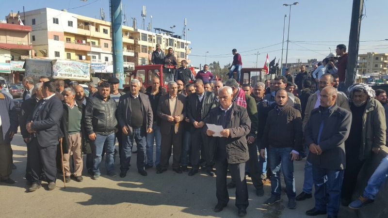 مزارعو البطاطا في عكار اعتصموا احتجاجا على إغراق الأسواق بالاستيراد