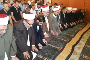 صلاة عيد الأضحى في جبل محسن