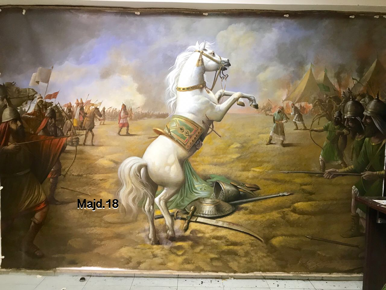 التشكيلية مجد رمضان