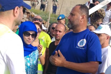 thumbnail_الصورة 2 وزير البيئة فادي جريصاتي مع النائب الدكتورة عناية عز الدين ومدير المركز اللبناني للغوص يوسف جندي