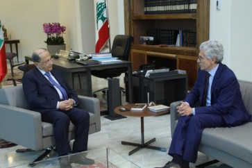 عون ورئيس وزراء ايطاليا السابق