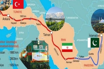 قطار اسلام اباد  طهران اسطنبول