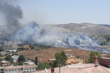 حريق كفرمان