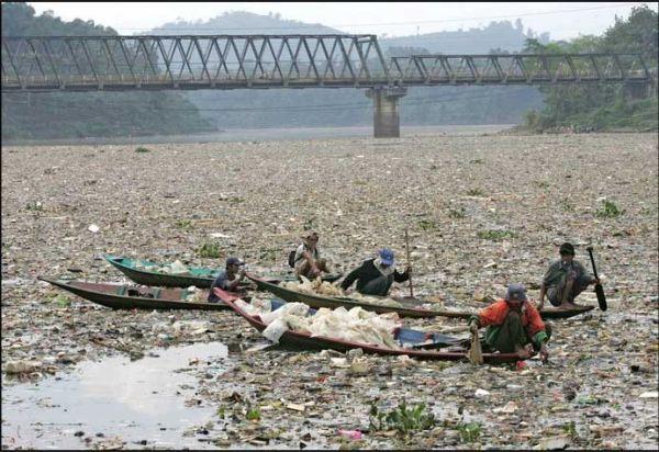La concentration en déchets plastiques du Pacifique multiplié par cent 
