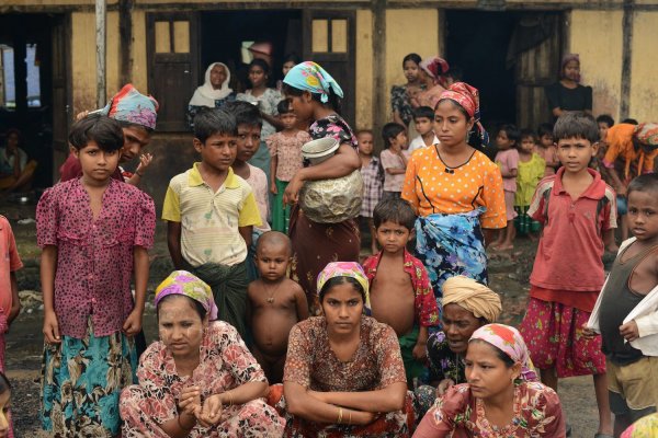 Des réfugiés birmans