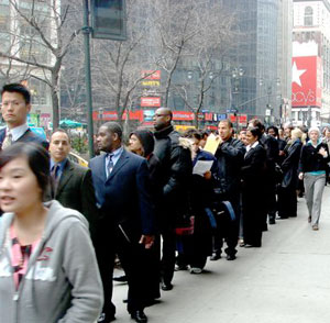 Crise sociale : Une chaîne humaine de 5km à New York, pour dénoncer le chômage