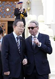 Larsen et Ban- Ki-Moon au Liban... 
