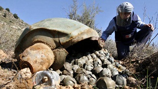 Israël : Prochaine livraison: Obus explosant en milliers de fragments