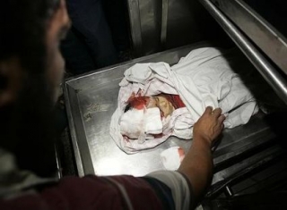 Gaza/Hanin une fillette de 10 mois tué par un raid israélien