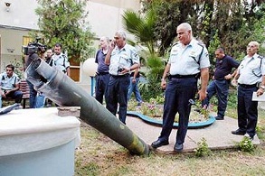 Roquette tirée par le Hamas contre une colonie israélienne