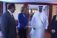 Visite secrète de l’Emir du Qatar en 