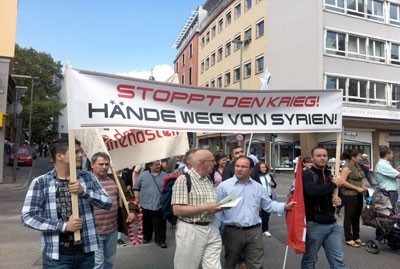 Frankfort/Protestation contre l'ingérence étrangère