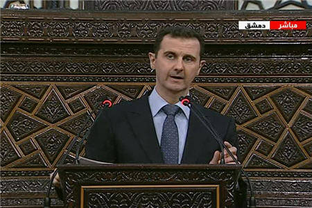 Le président Bachar Assad