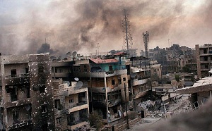 Des Aleppins crient leur colère  : ce n’est pas de la liberté !
