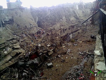 Quarteir al-Kossour à Homs (9-12-12)