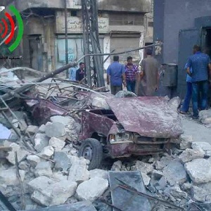 Destructions dans le quartier Salaheddine