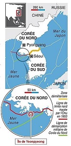 Corées: Washington autorisé à intervenir en cas de conflit mineur