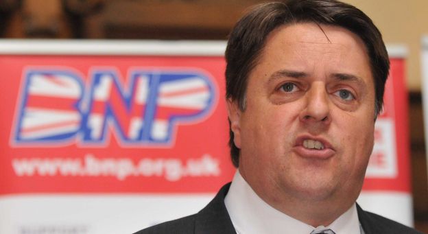 Le député euro-britannique Nick Griffin à Damas