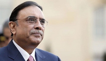 Le président pakistanais Assef Zardari