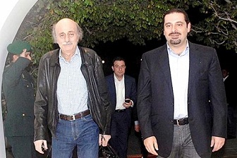 Tension entre Walid Joumblatt et Saad Hariri