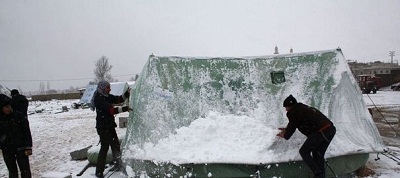 Vague de froid sur le Moyen-Orient